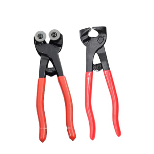 Gadpiparty 2 Stück Teiliges Carbonstahl mit Flachen Zangen und Rundzangen für DIY Projekte Keramikfliesen für Wohnraumgestaltung Gadpiparty 2 Stück Teiliges Carbonstahl mit Flachen Zangen und Rundzangen für DIY Projekte Keramikfliesen für Wohnraumgestaltung von Gadpiparty