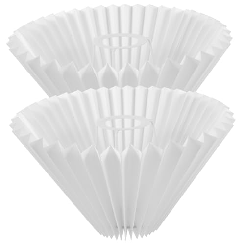 Gadpiparty 2 Stück Teiliges Eleganter Faltenstoff Lampenschirme für Tischlampen Langlebiger Abnehmbarer Lampenschirm in Weiß Modernes Design Einfache Montage Stilvolle Wohnraumdekoration Gadpiparty 2 Stück Teiliges Eleganter Faltenstoff Lampenschirme für Tischlampen Langlebiger Abnehmbarer Lampenschirm in Weiß Modernes Design Einfache Montage Stilvolle Wohnraumdekoration von Gadpiparty