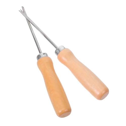 Gadpiparty 2 Stück Teiliges Füllwerkzeug mit Langem Holzgriff DIY Baumwollfüllung für Puppen und Kissen Tiefes Befüllen Staubarmes Arbeiten Leicht und Tragbar für Handarbeiten von Gadpiparty