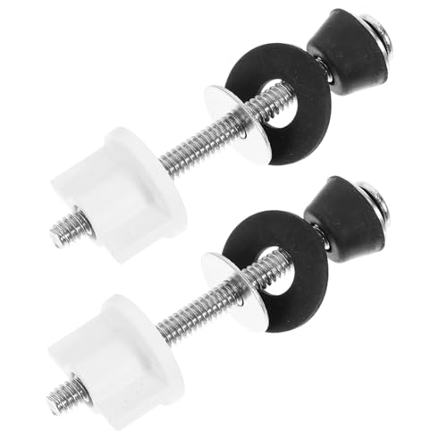 Gadpiparty 2 Stück Toilettensitz Befestigungsschrauben aus Rostfreiem Edelstahl Stabile Wc Sitz Montageschrauben Ersatzteile Einfache Montage Langlebige Toilettendeckel Schrauben von Gadpiparty