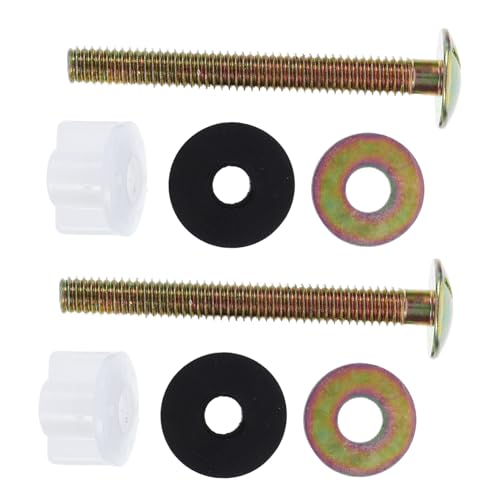 Gadpiparty 2 Stück Toilettentank Schrauben Teilig Schwerlast Wc Befestigung mit Wasserdichten Gummidichtungen und Muttern Einfache Montage Langlebige Ersatzteile für Wc Sitz und Tank Gadpiparty 2 Stück Toilettentank Schrauben Teilig Schwerlast Wc Befestigung mit Wasserdichten Gummidichtungen und Muttern Einfache Montage Langlebige Ersatzteile für Wc Sitz und Tank von Gadpiparty