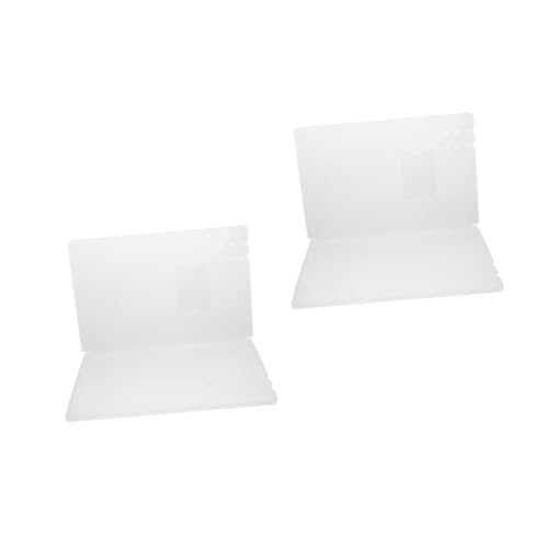 Gadpiparty 2 Stück Transparente Trennwand für Schreibtisch Multifunktionaler gegen Niesen und Husten Faltbar für Schüler und Schützt und Sorgt für Sichtbarkeit von Gadpiparty