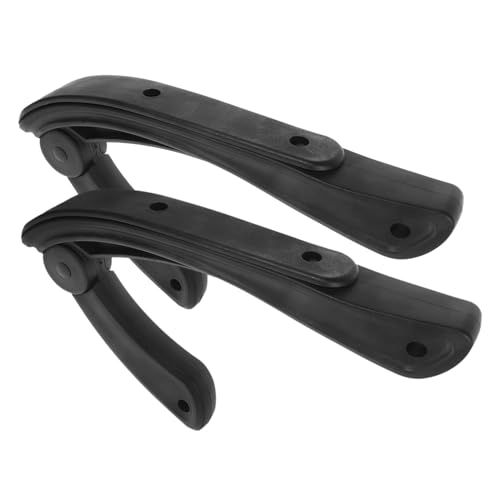 Gadpiparty 2 Stück Verschleißfester Armlehnenersatz Unterstützt Ergonomisch Ersatzteile Für Bürostuhl Ausruhen Abdeckung Sitz Hoch Unterlage Professional Armlehnenpolster Schwarz Plastik von Gadpiparty