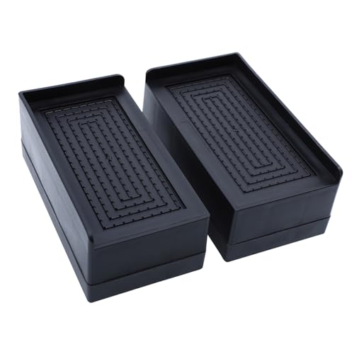 Gadpiparty 2 Stück Waschmaschinenfüße Pads zur Erhöhung von Kühlschrank und Waschmaschine Stoßdämpfende Unterlagen für Möbel Höhe von Gadpiparty