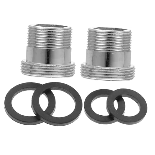 Gadpiparty 2 Stück Wasserhahn-Adapter Wasserfilterschlauchadapter wasserhahn dusche adapter Badezimmerhahnadapter Küchenarmaturadapter Schlauchadapter für Küchenspüle Kupfer von Gadpiparty