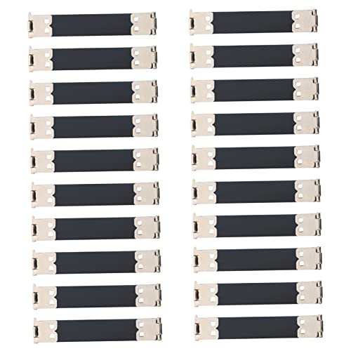 Gadpiparty 20 Stück Selbstgemacht Handtaschen Scharniere Flexrahmen Metall für Geldbörsen Zubehör für Handgefertigte Taschen und Langlebig Einfach zu Verwenden von Gadpiparty