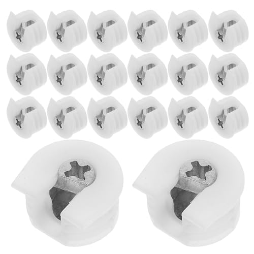 Gadpiparty 20 Stück Teiliges Möbelverbinder Set Weiß mit Cam Schrauben Verdeckten Schrankverbindern Stabilen Schraubhaltern Universellen Panel Locks für Möbel und Schränke für Sichere und Gadpiparty 20 Stück Teiliges Möbelverbinder Set Weiß mit Cam Schrauben Verdeckten Schrankverbindern Stabilen Schraubhaltern Universellen Panel Locks für Möbel und Schränke für Sichere und von Gadpiparty