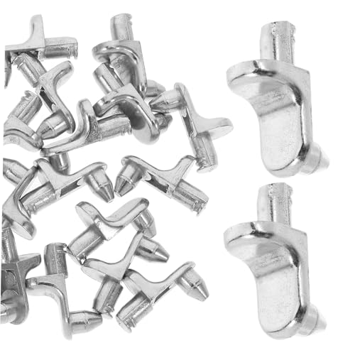 Gadpiparty 20 Stück Teiliges Regalstützen aus Legierung Förmige Fachbodenträger mit Einfache Montage Vielseitig Einsetzbar für Küchen Möbel und Glasregale Gadpiparty 20 Stück Teiliges Regalstützen aus Legierung Förmige Fachbodenträger mit Einfache Montage Vielseitig Einsetzbar für Küchen Möbel und Glasregale von Gadpiparty