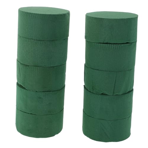 Gadpiparty 20 Stück Teiliges Rundes Grünes Nass-trocken Blumensteckschaum Flexibel Zuschneidbar Langlebig und Wiederverwendbar für Hochzeitsfloristik DIY Blumenarrangements Blumenbouquets und Gadpiparty 20 Stück Teiliges Rundes Grünes Nass-trocken Blumensteckschaum Flexibel Zuschneidbar Langlebig und Wiederverwendbar für Hochzeitsfloristik DIY Blumenarrangements Blumenbouquets und von Gadpiparty