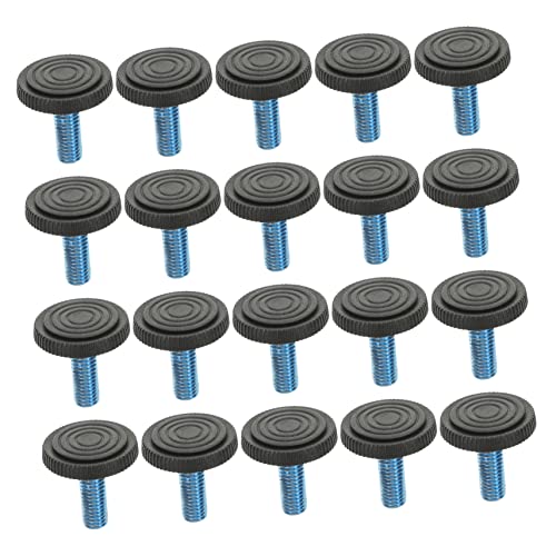 Gadpiparty 20 Stück Verstellbare Möbelbeine Leveler Nivellierfüße für Tische Stühle Sofas Schränke Robuste rutschfeste Fußschoner für Besseren Schutz und Stabilität Unebenen Böden von Gadpiparty