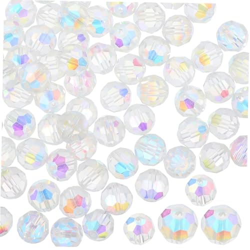 Gadpiparty 200 Stück Glaskristallperlen im Ab Finish Dekorative Spacerperlen für Diy Schmuck für Armbänder Vorhänge und Bastelprojekte Vielseitige Bastelzubehörteile Gadpiparty 200 Stück Glaskristallperlen im Ab Finish Dekorative Spacerperlen für Diy Schmuck für Armbänder Vorhänge und Bastelprojekte Vielseitige Bastelzubehörteile von Gadpiparty