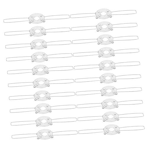 Gadpiparty 20Stücke Lampenschirm Federclips Halterungen für Deckenlampen Tischlampen Kronleuchter Stabiler Halt und Einfache Installation Langlebig und Vielseitig Einsetzbar von Gadpiparty