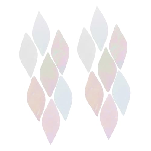 Gadpiparty 21 Stück Teiliges Farbiges Glas mosaikset für DIY Kerzentabletts Handgefertigte Blattförmige Glasstücke Langlebig Glatt für Heimdekoration und Kreative Bastelprojekte Gadpiparty 21 Stück Teiliges Farbiges Glas mosaikset für DIY Kerzentabletts Handgefertigte Blattförmige Glasstücke Langlebig Glatt für Heimdekoration und Kreative Bastelprojekte von Gadpiparty