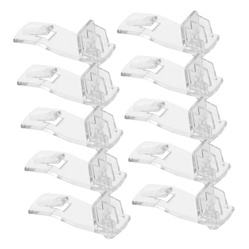 Gadpiparty Unsichtbare 25 Stück Kunststoff-bücherregalstifte Schrankregal-clips Für Regale Möbelunterstützung von Gadpiparty