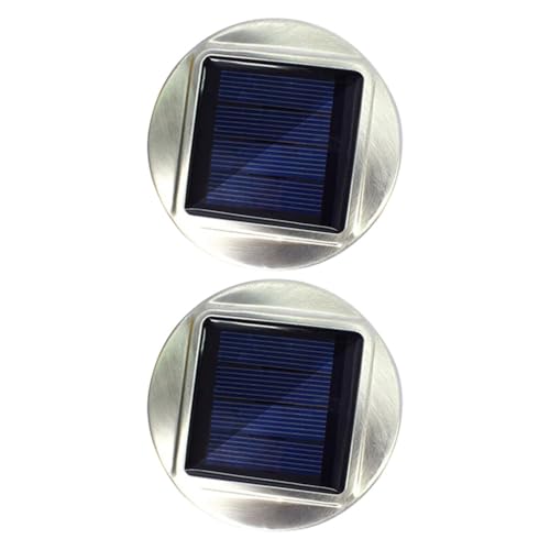Gadpiparty 2St Crack-Ball-Lampenabdeckung Einmachglas Solarleuchten Außensolar Sonnenlicht Solar-Ersatzteile Ersatzteile für Solarleuchten draussen Komponente Leuchter Rostfreier Stahl von Gadpiparty
