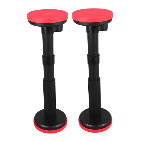 Gadpiparty 2St Verstellbarer Stützrahmen stützstange Team-Anrufbeantworter Befestigungsklemme Spüle Verlängerungsadapter Desktop-Stiftzähler Stützbuchse mattschwarzer Türstopper Nylon Black von Gadpiparty
