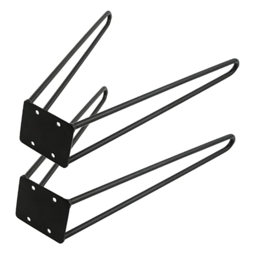 Gadpiparty 2stücke Haarnadel Tischbeine Metallmöbelfüße Für Couchtisch Und Schreibtisch Vertikale Höhe Stabil Und Langlebig Für Möbelprojekte von Gadpiparty