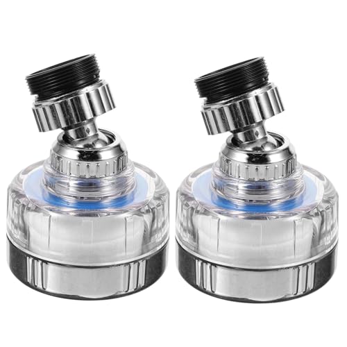 Gadpiparty 2Stücke Wasserhahnfilter für Küchenspüle Wassersparender Wasserreiner mit Einfacher Installation und Effizienter Filtration für Sauberes Trinkwasser von Gadpiparty