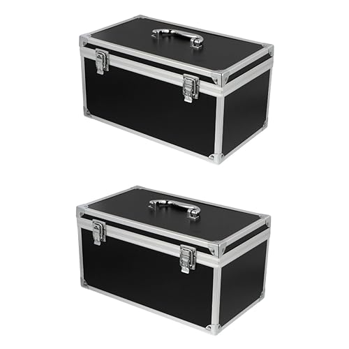 Gadpiparty 2er-box Werkzeugkasten Harter Fall Zangenorganisator Für Werkzeug Wasserdichter Behälter Tragbarer Reparaturwerkzeughalter Lagerung Damen Lisa Aluminiumlegierung Perlenbaumwolle von Gadpiparty