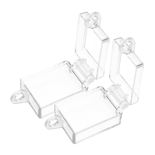 Gadpiparty 2st Schalterabdeckung Lichtschalterschutz Wache Wechseln Schutzabdeckung Für Den Notrufknopf Schalterschutzabdeckung Umschaltknopf-schutzabdeckung Knopfabdeckung Transparent Abs von Gadpiparty