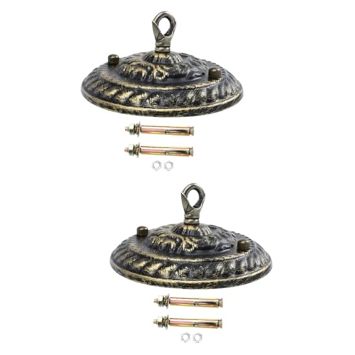 Gadpiparty 2stücke Retro Light Canopy Vintage Deckenplatte Für Kronleuchter Einfache Montage Für Wohnzimmer Bars Und Cafés Mit Geschlossenen Haken Dekorativ Und Praktisch Gadpiparty 2stücke Retro Light Canopy Vintage Deckenplatte Für Kronleuchter Einfache Montage Für Wohnzimmer Bars Und Cafés Mit Geschlossenen Haken Dekorativ Und Praktisch von Gadpiparty