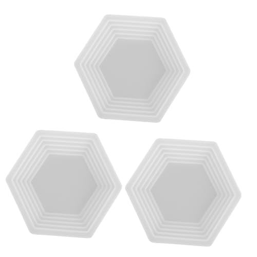 Gadpiparty 3 Pcs Sechs Seitige Schritt Form Tablett Form Formen Hexagon Casting Epoxy Form DIY Harz Form Tablett Weiß Silica Gel Gadpiparty 3 Pcs Sechs Seitige Schritt Form Tablett Form Formen Hexagon Casting Epoxy Form DIY Harz Form Tablett Weiß Silica Gel von Gadpiparty
