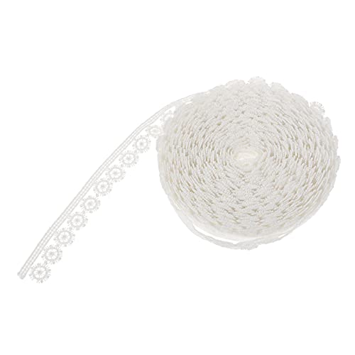 Gadpiparty 3 Rollen Dekoratives Spitzenband Weiße Stickerei für Diy Projekte zum Verzieren von Hochzeitskleidern Tischdecken und Mehr Yards von Gadpiparty