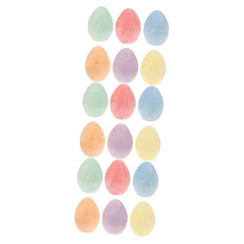 Gadpiparty 3 Sätze Kindermalerei Kreide Eierkreide Zeichnung Staffelei Kleinkinder Abwaschbare Zeichenkreiden Praktische Bunte Kreide Farbige Tafelkreide Calciumsulfat 6 Stücke * 3 von Gadpiparty