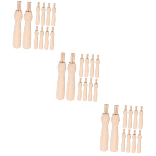 Gadpiparty 3 Sätze Sie Das Nadel Werkzeug Griffe Für Filzwerkzeuge Punch-Nadel-Griffe Nadelfilzgriff-Set Griffe Von Filznadeln Nadelfilzgriffe Hölzern 15 Stücke * 3 Gadpiparty 3 Sätze Sie Das Nadel Werkzeug Griffe Für Filzwerkzeuge Punch-Nadel-Griffe Nadelfilzgriff-Set Griffe Von Filznadeln Nadelfilzgriffe Hölzern 15 Stücke * 3 von Gadpiparty