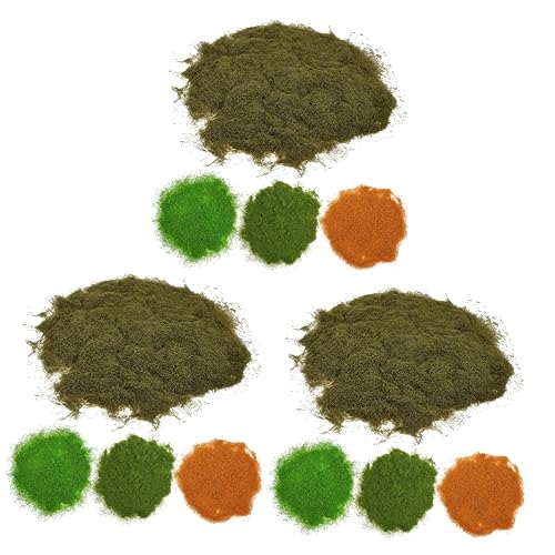 Gadpiparty 3 Sätze Simulation Moos Pulver Pack Realistisches Moos Für Garten Und Bonsai Dekoration Für Mikro Landschaftsbau Und DIY Projekte Hochwertiges Nylonmaterial 4 Packungen * 3 von Gadpiparty