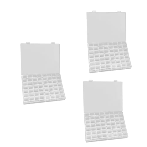 Gadpiparty 3 Sets Pailletten Aufbewahrungsbox UV Diamant Aufbewahrungsboxen Mit Deckel Feinlack Nagel Strasssteine Kunst Glitzerbehälter Transparent von Gadpiparty