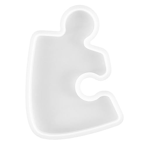 Gadpiparty 3 Stck. Puzzle Design Silikon Untersetzer Gießform Diy Epoxidharz Mattenform für Kreative Kunstprojekte Leicht zu Reinigen und Wiederverwendbar für und Handwerk von Gadpiparty