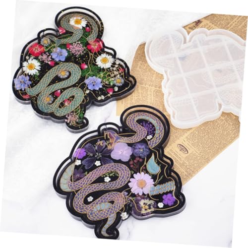 Gadpiparty 3 Stck. Silikonform für DIY Epoxidharz Schlangenschädel Teller Flexible Langlebige Gießform Antihaftbeschichtet Wiederverwendbar Einfach zu Reinigen Kreative Bastelplatte Gadpiparty 3 Stck. Silikonform für DIY Epoxidharz Schlangenschädel Teller Flexible Langlebige Gießform Antihaftbeschichtet Wiederverwendbar Einfach zu Reinigen Kreative Bastelplatte von Gadpiparty
