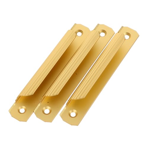 Gadpiparty 3 Stück Aluminiumlegierung Griff für Küchenschränke Schiebetüren und Kompatibel Leicht und Langlebig Modernes Design für Schrank Raumteiler und Fenster von Gadpiparty