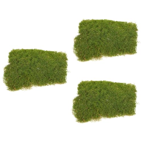 Gadpiparty 3 Stück Bonsai Potted Decor Faux Moss Block für DIY Mikrolandschaften Kunstmoos für Dekoration Aquarien und Gartenlandschaft Lebensecht und Vielseitig Einsetzbar von Gadpiparty