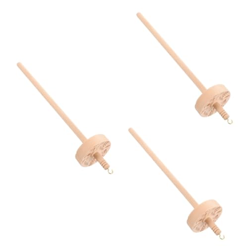 Gadpiparty 3 Stück Holz Drop Fadenhalter Nähwerkzeug für Handarbeiten Quilten und Stricken für Anfänger und Fortgeschrittene Hochwertigem Holz Gefertigt mit Glatter Oberfläche von Gadpiparty