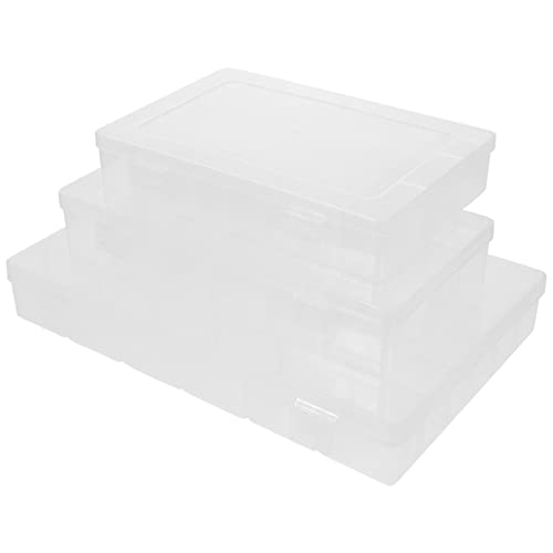Gadpiparty 3 Stück Kleine Aufbewahrungsboxen für Schmuck Funktionale Sortierkästen mit Fächern für Bastelprojekte und Elektronische Komponenten von Gadpiparty