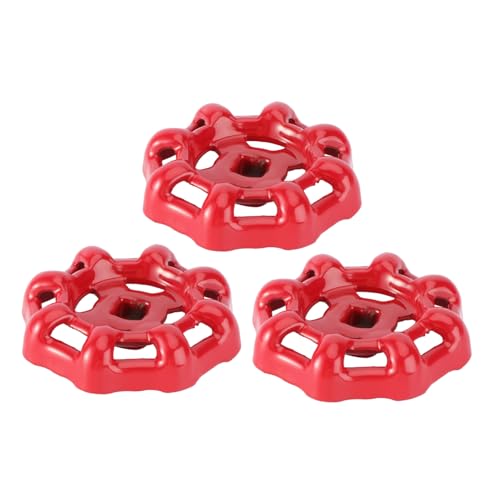 Gadpiparty 3 Stück Teiliges Metall Handrad Absperrventil Handgriff aus Gusseisen Rot für Schieber Absperrhandräder Langlebig Installieren und Zuverlässige Dichtung Gadpiparty 3 Stück Teiliges Metall Handrad Absperrventil Handgriff aus Gusseisen Rot für Schieber Absperrhandräder Langlebig Installieren und Zuverlässige Dichtung von Gadpiparty
