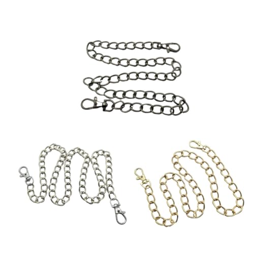 Gadpiparty 3 Stück Teiliges Set Metallkette für Handtaschen mit Schnallen Verstellbarer Schultergurt für DIY Crossbody Taschen Langlebig Gunmetal Gadpiparty 3 Stück Teiliges Set Metallkette für Handtaschen mit Schnallen Verstellbarer Schultergurt für DIY Crossbody Taschen Langlebig Gunmetal von Gadpiparty