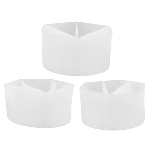 Gadpiparty 3 Stück Teiliges Silikon Split Cups für Malerei Flexible Wiederverwendbare Farbbehälter mit Trennern für Präzises Mischen für Fluid Art Harz und Acryl Spritzfreies Gießen für von Gadpiparty