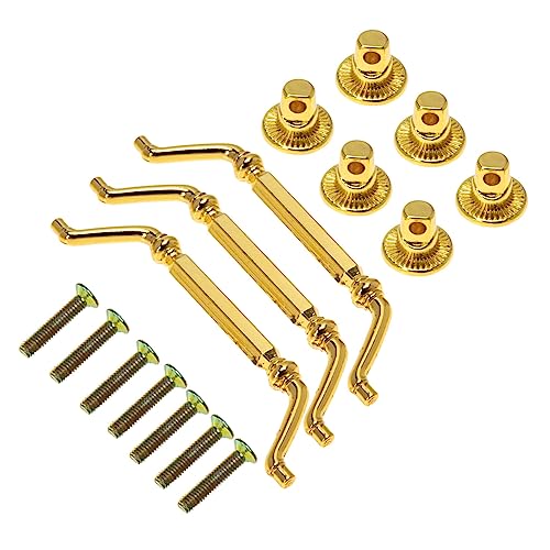 Gadpiparty 3 Stück Vintage Möbelgriffe Robuste Tür und Schubladengriffe für Schränke Küchenschränke und Koffer Ergonomisches Design Einfache Montage von Gadpiparty