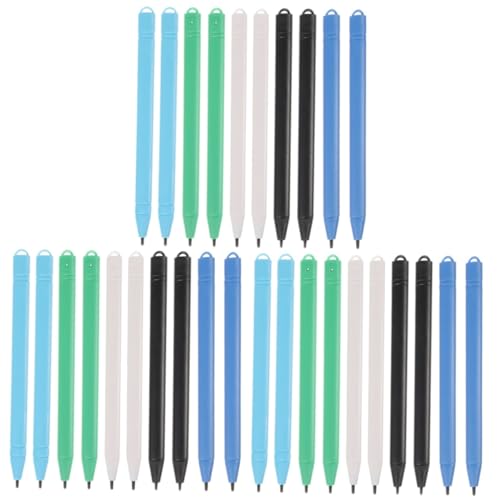 Gadpiparty 30 STK Tafel schreibkladde mehrfarbiger Stift wachskreide Stylus Doodle-Board-Stift Schreibtablett Stift Graffiti Zeichenbrett Stift universeller Stift LCD Tablet-Stift Plastik von Gadpiparty