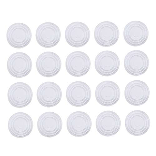 Gadpiparty 30 STK. Tischset Aus Glas Greifer Drehwerkzeug Rad Brillenpads Anti-möbel-Pads Möbelauflagen rutschfeste Möbelpads Stoßstangen Anti-rutsch-möbelpolster Runde Pads Transparent von Gadpiparty