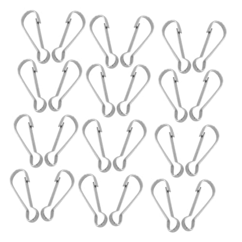 Gadpiparty 30 Stück Edelstahlschwein Gallenblase abnehmbare Karabinerhaken Federclips Lanyard Snap Federverschluss aus Metall Reißverschluss j Cliphaken Kettenhaken id Rostfreier Stahl Silber Gadpiparty 30 Stück Edelstahlschwein Gallenblase abnehmbare Karabinerhaken Federclips Lanyard Snap Federverschluss aus Metall Reißverschluss j Cliphaken Kettenhaken id Rostfreier Stahl Silber von Gadpiparty