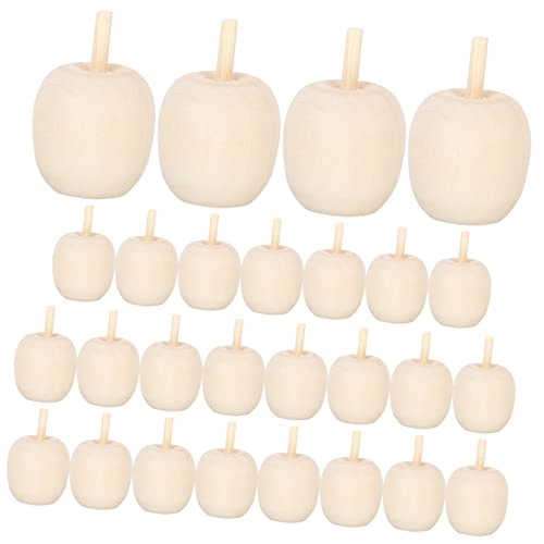 Gadpiparty 30 Stück Fruchtschmuck Aus Holz Form Baum Apfel Basteln Obst Handwerk Malen Obstmodelle Holzhandwerk Unvollendet Holzhandwerk Zum Bemalen Ungefärbte Holzfrucht Hölzern von Gadpiparty