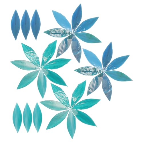 Gadpiparty 30 Stück Mosaik Glasfliesen DIY Bastelmaterial für Handwerksprojekte Farbenfrohe Glasmosaikstücke Geeignet für Kreative Wohnraumdekoration Große Auswahl an Designs und Farben von Gadpiparty