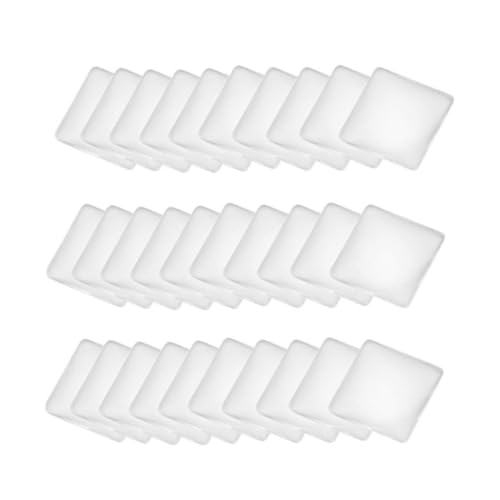 Gadpiparty 30 Stück Teiliges Kristallglas Mosaiksteine Transparent Quadratisch Abgerundet Flacher Rücken für Schmuckherstellung DIY Basteln Dekoration von Uhren Vasen und Bildern von Gadpiparty