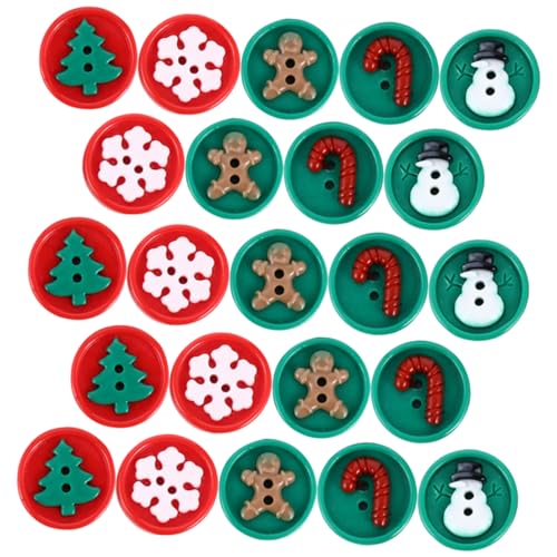 Gadpiparty 30 Stück Teiliges Resin Weihnachtsknöpfe Cartoonform Schneemann Tannenbaum Schneeflocke Robuste DIY Bastelknöpfe mit Zwei Löchern zum Verzieren von Kleidung und Taschen Gadpiparty 30 Stück Teiliges Resin Weihnachtsknöpfe Cartoonform Schneemann Tannenbaum Schneeflocke Robuste DIY Bastelknöpfe mit Zwei Löchern zum Verzieren von Kleidung und Taschen von Gadpiparty
