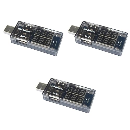 Gadpiparty 3St Stift-Ladegerät USB ein Ladegerät USB-Ladegeräte Stromzähler Tester steckdosentester Voltmeter Amperemeter Spannungsprüfer Multimeter Spannungs monitor Gadpiparty 3St Stift-Ladegerät USB ein Ladegerät USB-Ladegeräte Stromzähler Tester steckdosentester Voltmeter Amperemeter Spannungsprüfer Multimeter Spannungs monitor von Gadpiparty