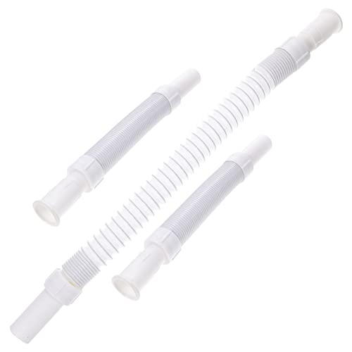 Gadpiparty 3Stücke Ablaufschlauch für Waschbecken und Waschmaschine Flexibler Abwasserschlauch Installieren Kompatibel mit Allen Abflusssystemen für Küche und Bad von Gadpiparty
